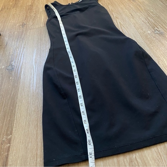 Wilfred Free Mesh Sheer Sweetheart Neck Tank Bodycon Dress Black Size 00 - Picture 6 of 10